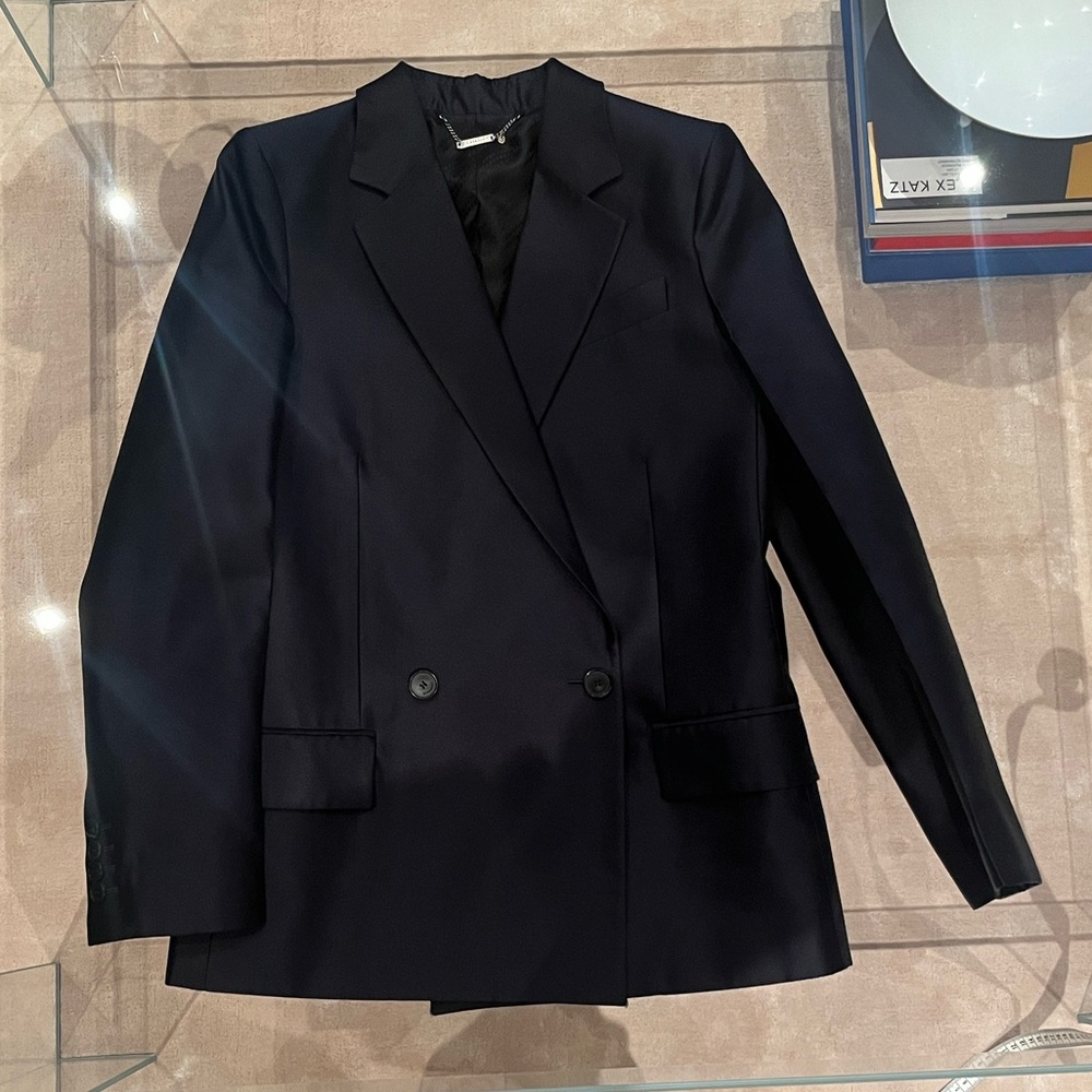 Givenchy Midnight Blue Double-Breasted Blazer - Picture 2 of 14
